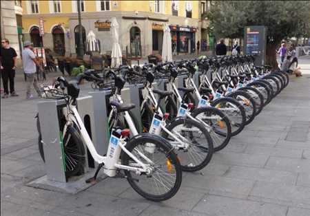 Partage de vélos électriques marché
