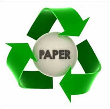 Recyclage des vieux papiers marché
